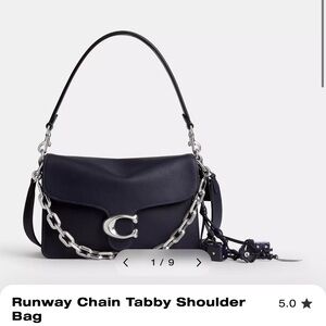 Coach runway chain tabby Crossbody Bag